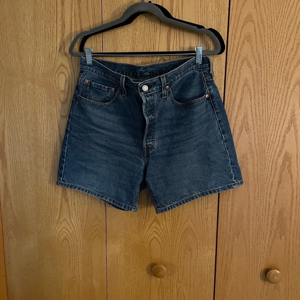 Levi's Classic Blue Denim Shorts